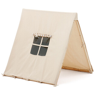 Палатка хлопковая с деревянным каркасом 100x90 см бежевая Yanil от La Forma