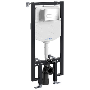 Система инсталляции для унитазов с кнопкой хром Vils 56TLT.010.ME.CH03