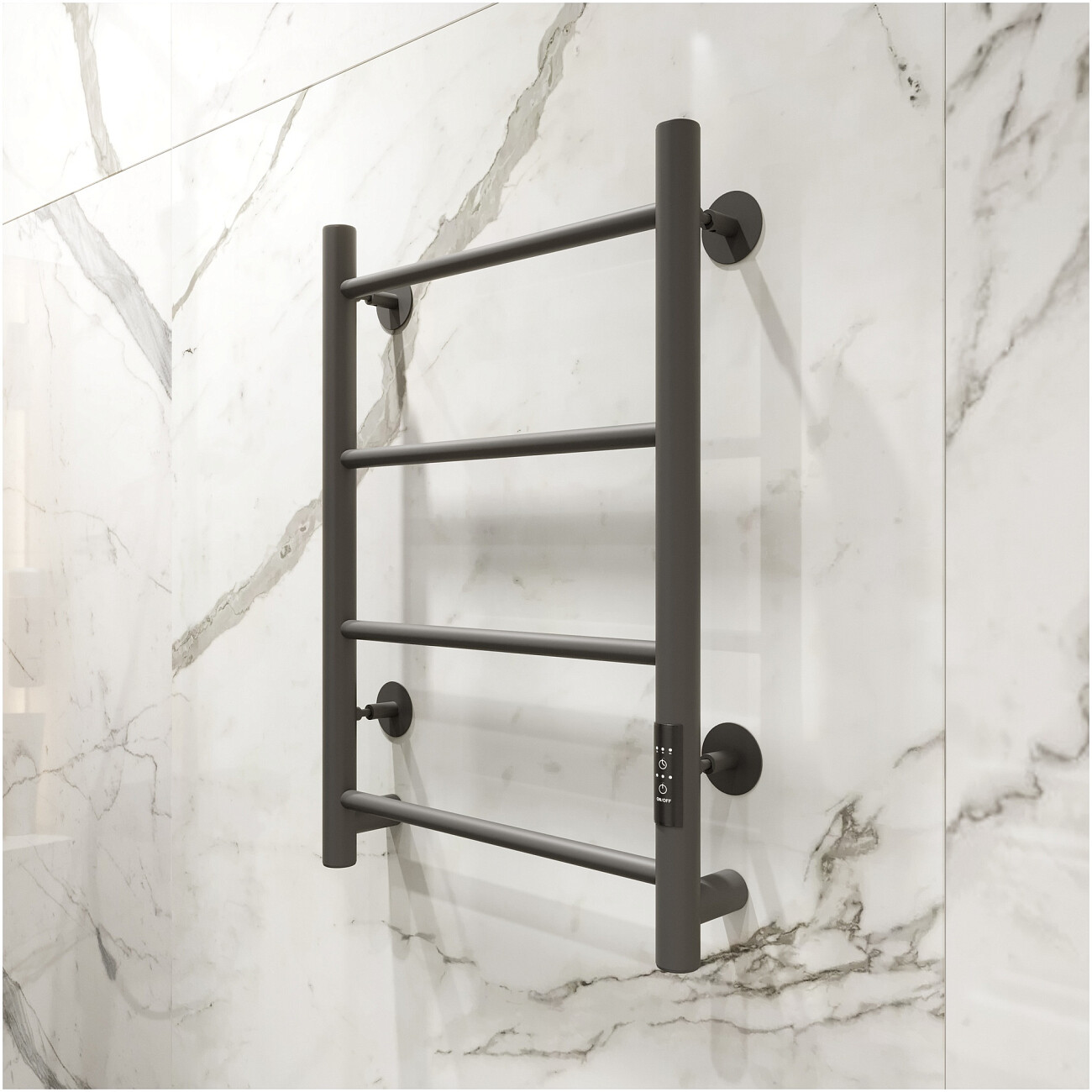 Полотенцесушитель электрический 60х40 см графит Ewrika "Сафо" PN СафоPN60х40графитЕ - изображение 5