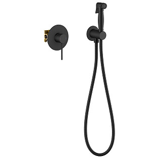 Гигиенический душ со смесителем черный Timo Saona 2389-03SM