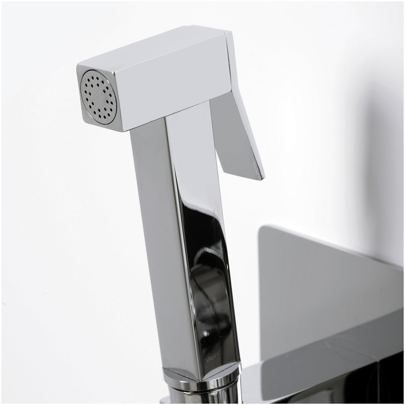 Гигиенический душ с встраиваемым смесителем хром Wasserkraft Aller 10638 - изображение 5