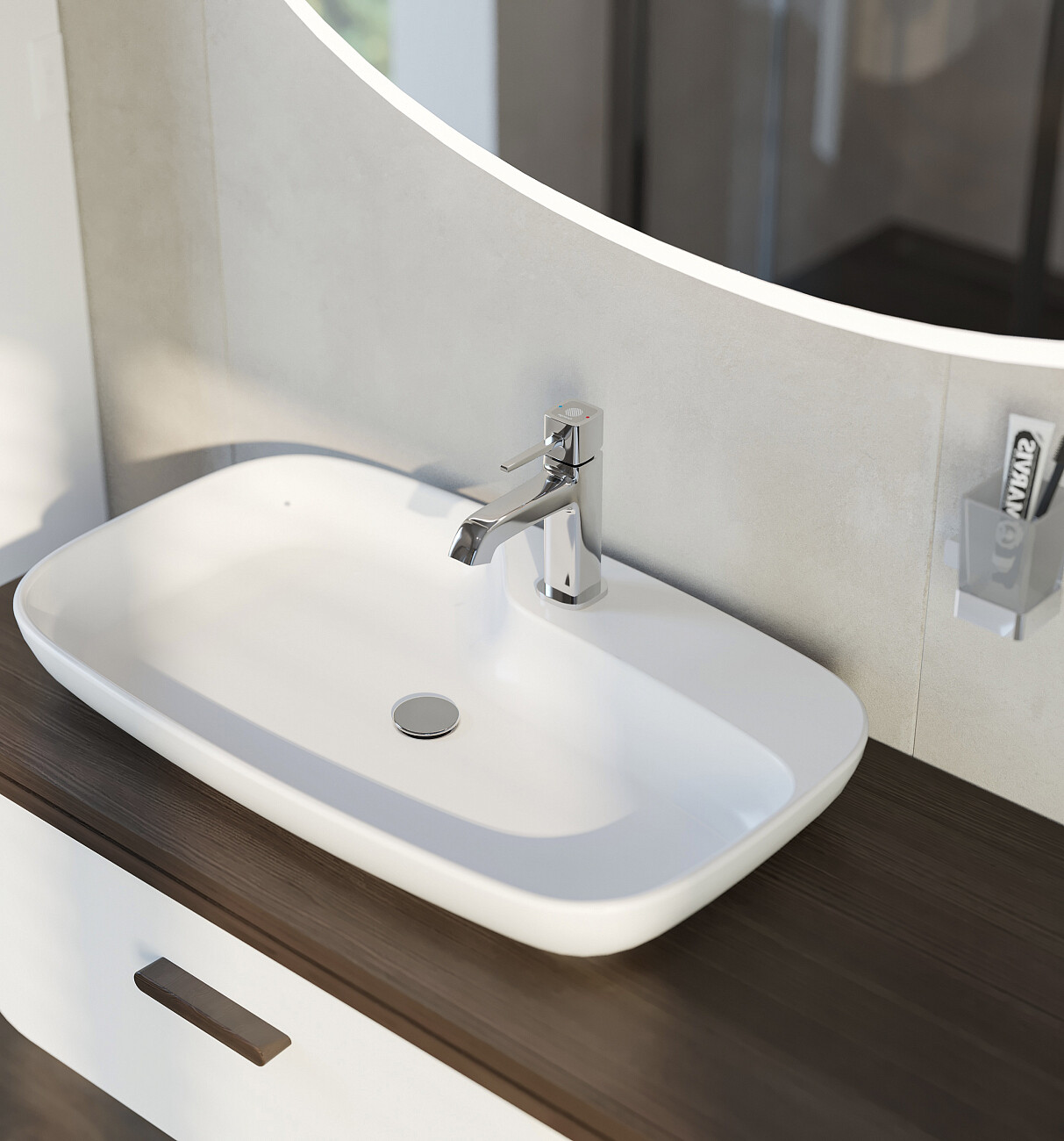 Смеситель для раковины однорычажный хром Stworki "Эстерсунд" ES-01cr - изображение 5