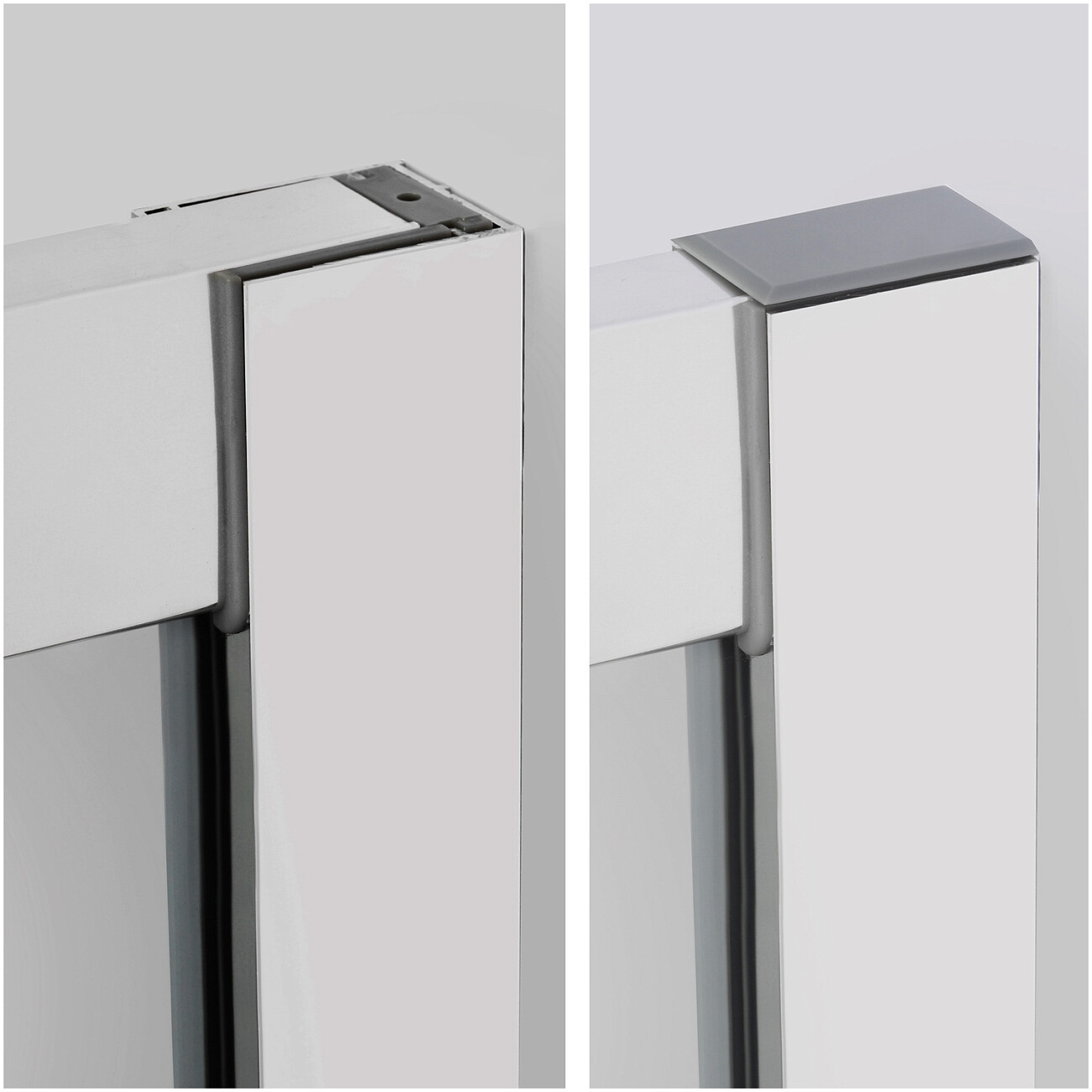 Душевой уголок квадратный 100х100 см хром Wasserkraft Main 41S19 - изображение 8