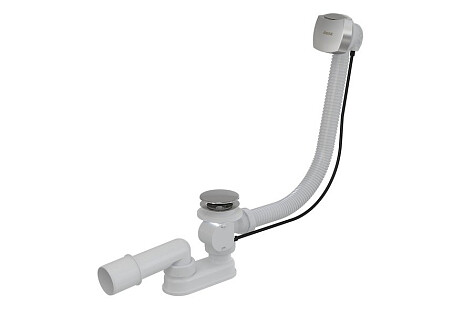 Слив-перелив для ванны полуавтомат квадратный хром Ravak II X01506