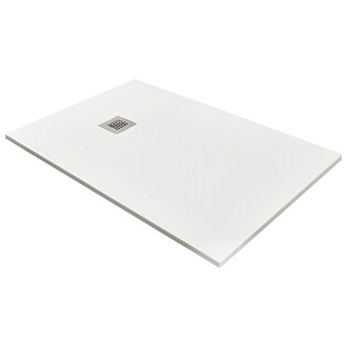 Душевой поддон из искусственного мрамора 80х160 см белый Creto Ares 1-0046