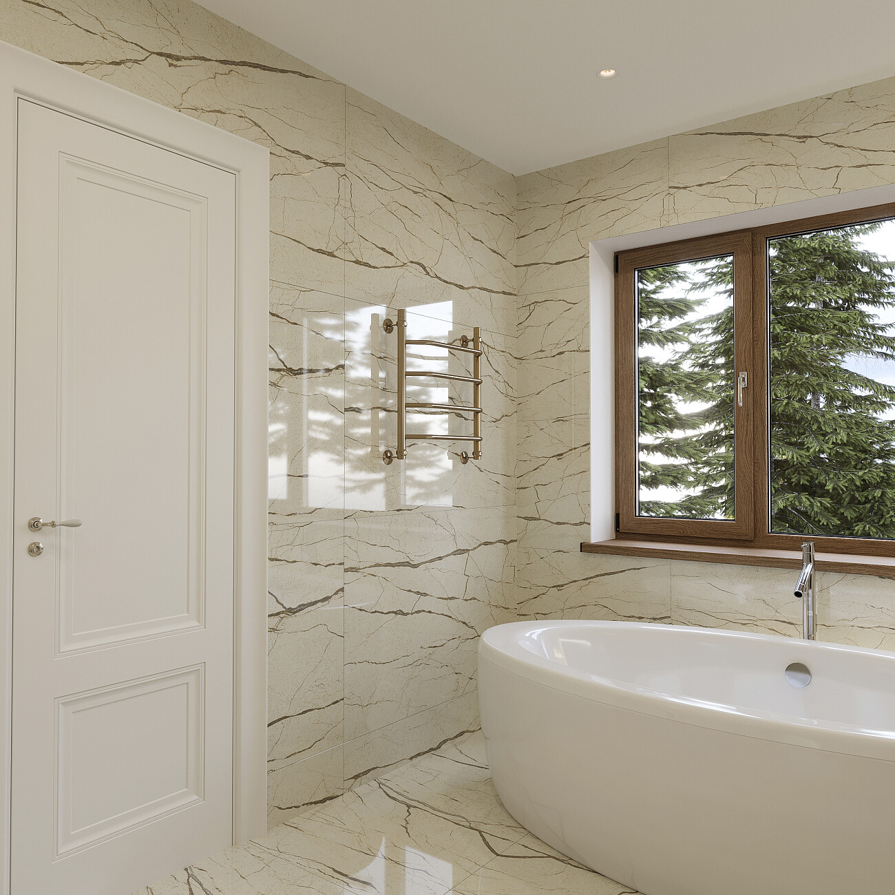 Полотенцесушитель водяной 60х50 см состаренная бронза Ewrika "Сафо" T - изображение 5