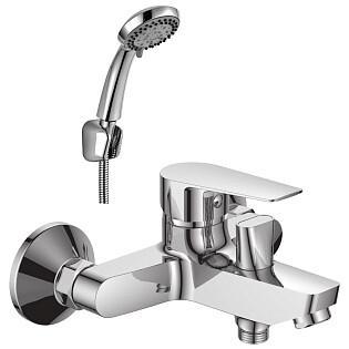 Смеситель для ванны хром Rossinka S35-31