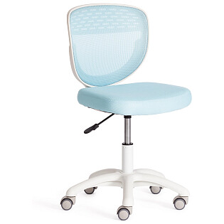 Кресло детское на колесиках голубое Junior M Blue