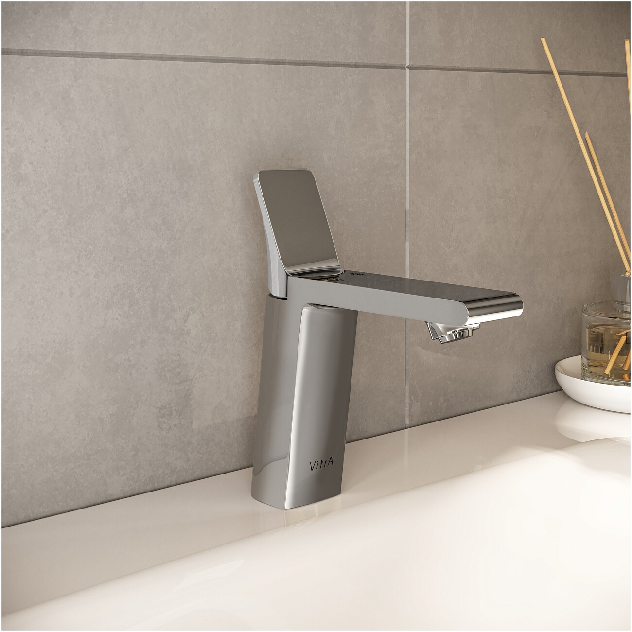 Смеситель для раковины однорычажный хром Vitra Memoria A42329 - изображение 2