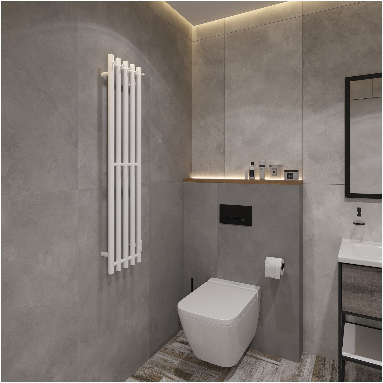 Полотенцесушитель электрический 120х27 см белый Ewrika "Пенелопа Х5" 4657812418743 - изображение 9