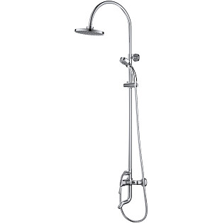 Душевой комплект со смесителем хром D&K Rhein Schiller DA1463701C09
