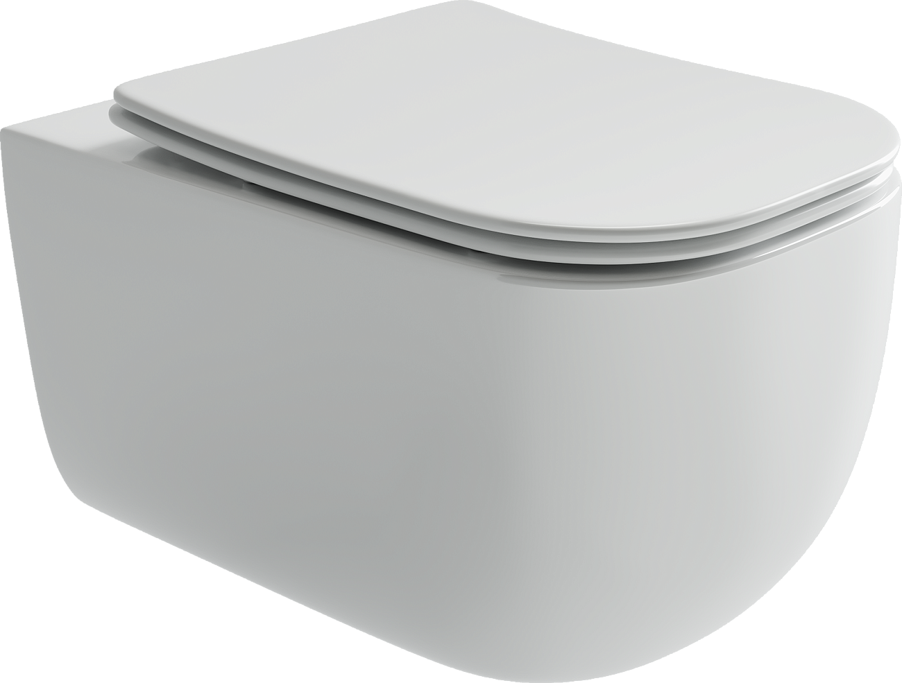 Унитаз подвесной Ceramicanova Noel CN3013 Diwo 4501, с кнопкой белой 7320 - изображение 5