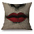 Подушка с портретом Лины Пьеро Форназетти Red Lips