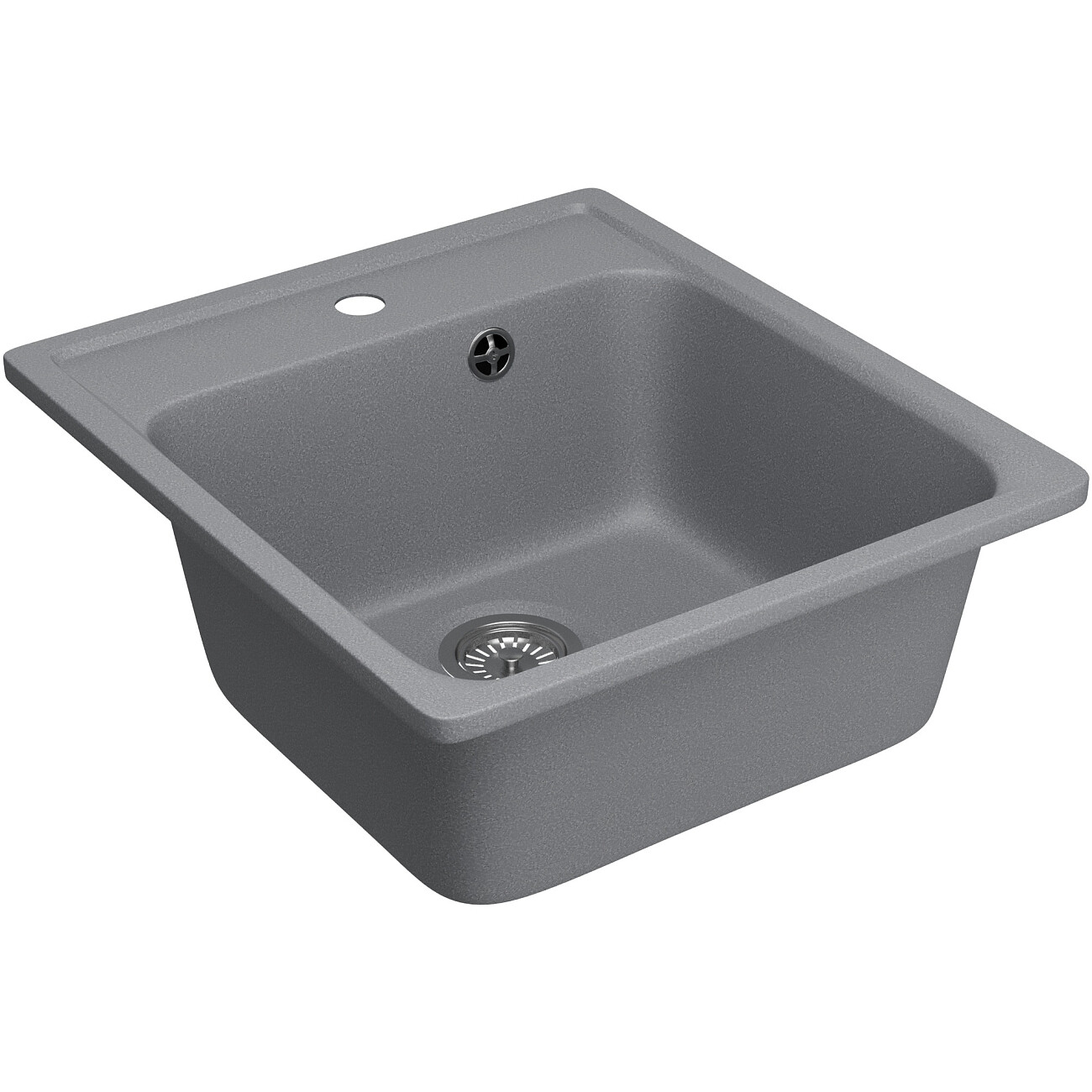 Мойка кухонная кварцевая грей Domaci "Савона" QB 430 - изображение 5