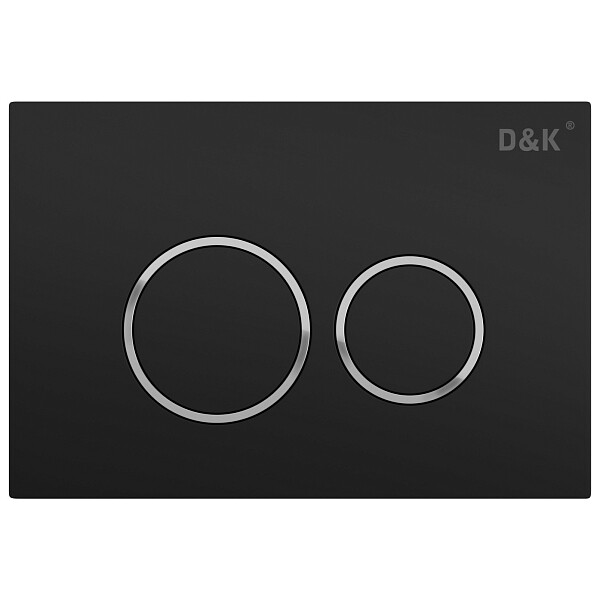 Клавиша смыва для инсталляции DI8050127 черная D&K Bayern DB1529025 - изображение 1