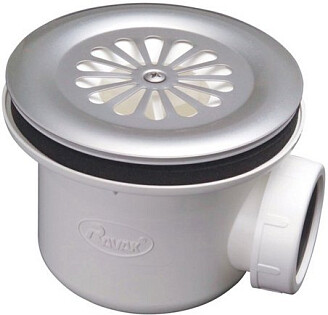 Сифон для поддона хром Ravak Basic 90 X01308