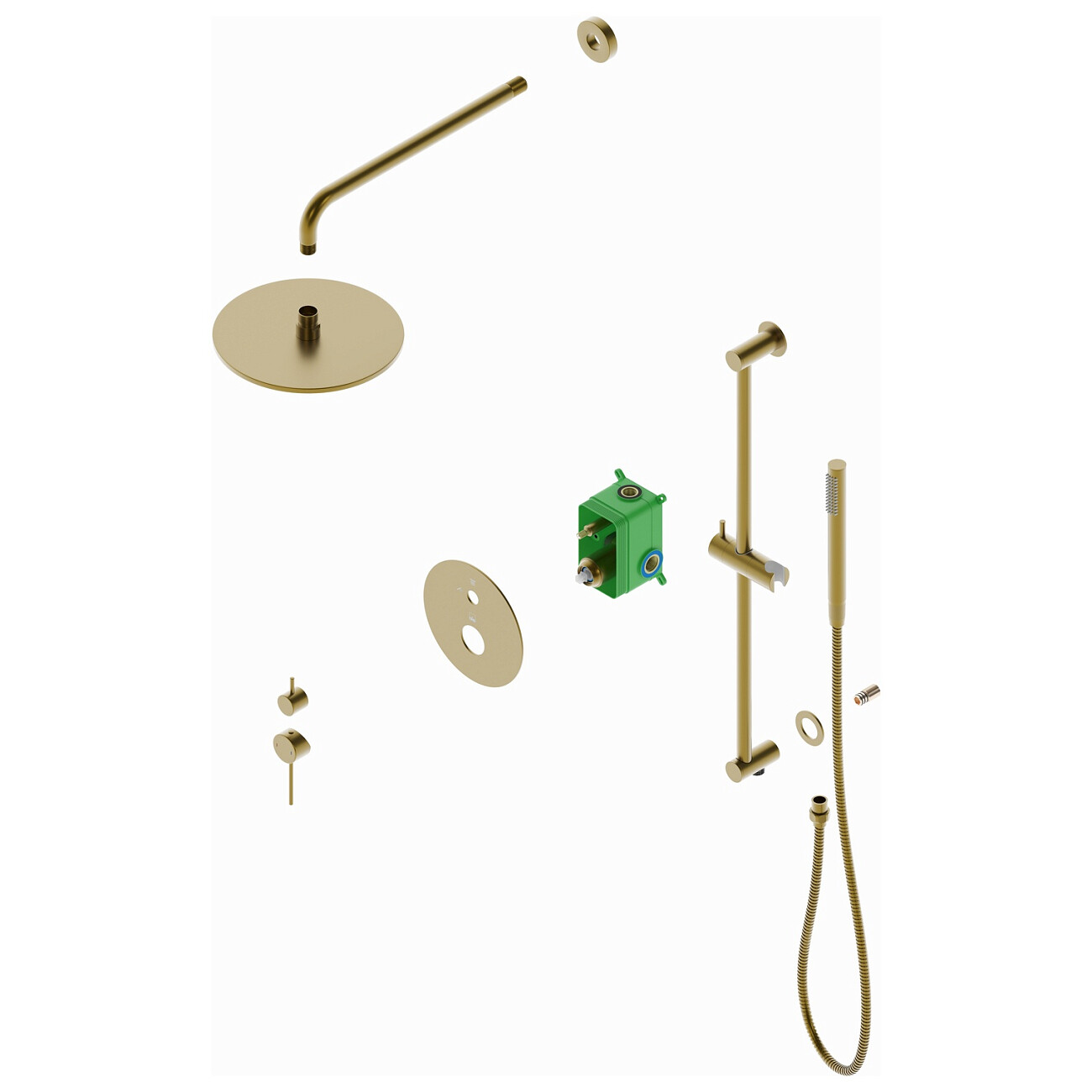 Душевая система встроенная золото матовое Timo Saona SX-2309-17SM - изображение 4