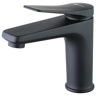 Смеситель для раковины черный Lemark Bronx LM3706BL
