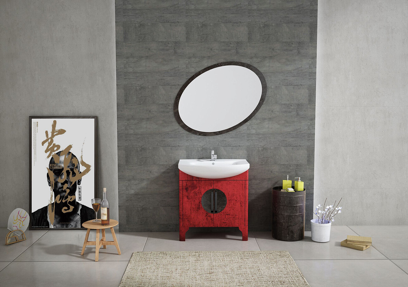 Раковина подвесная керамическая полукруглая 50х86 см белая Stworki 6085-KL - изображение 5