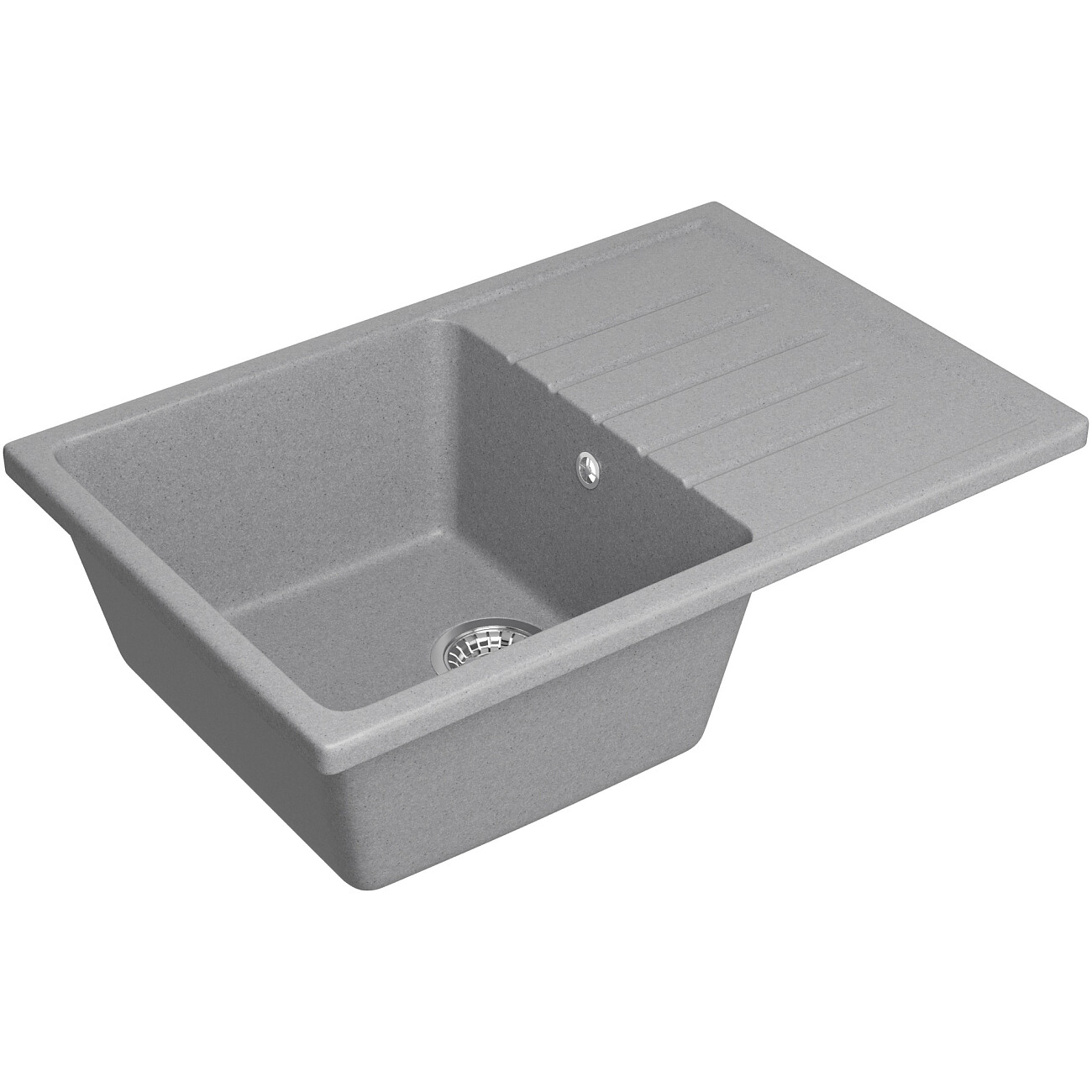 Мойка кухонная светло-серая Domaci "Болонья" М-16-006 - изображение 9