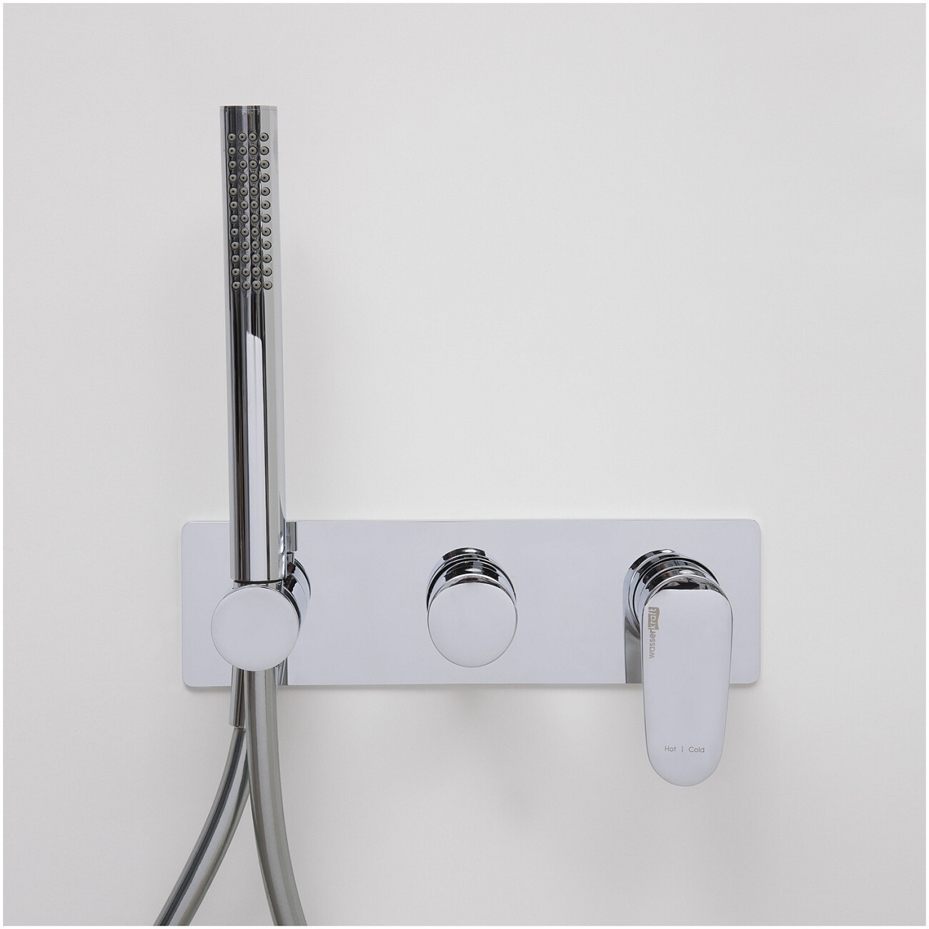 Душевой гарнитур со смесителем из латуни хром Wasserkraft 5877 - изображение 4