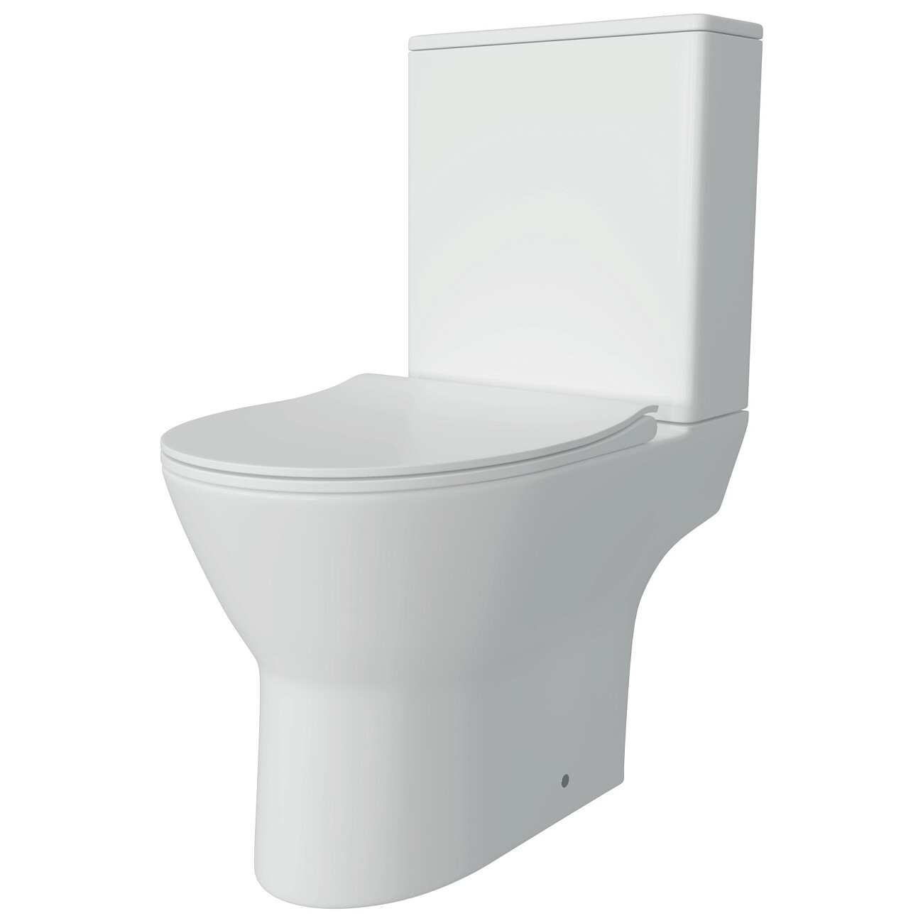 Унитаз-компакт безободковый с микролифтом белый Creto Cer C4 1803-Cer-C4NP - изображение 3
