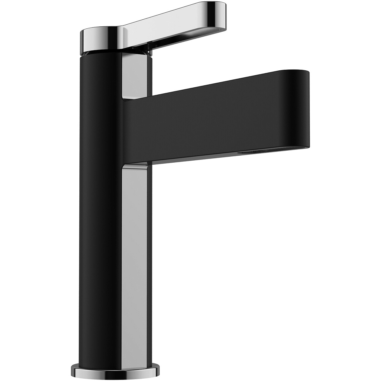 Смеситель для раковины однорычажный черный, хром Stworki "Лександ" S09010BC - изображение 9