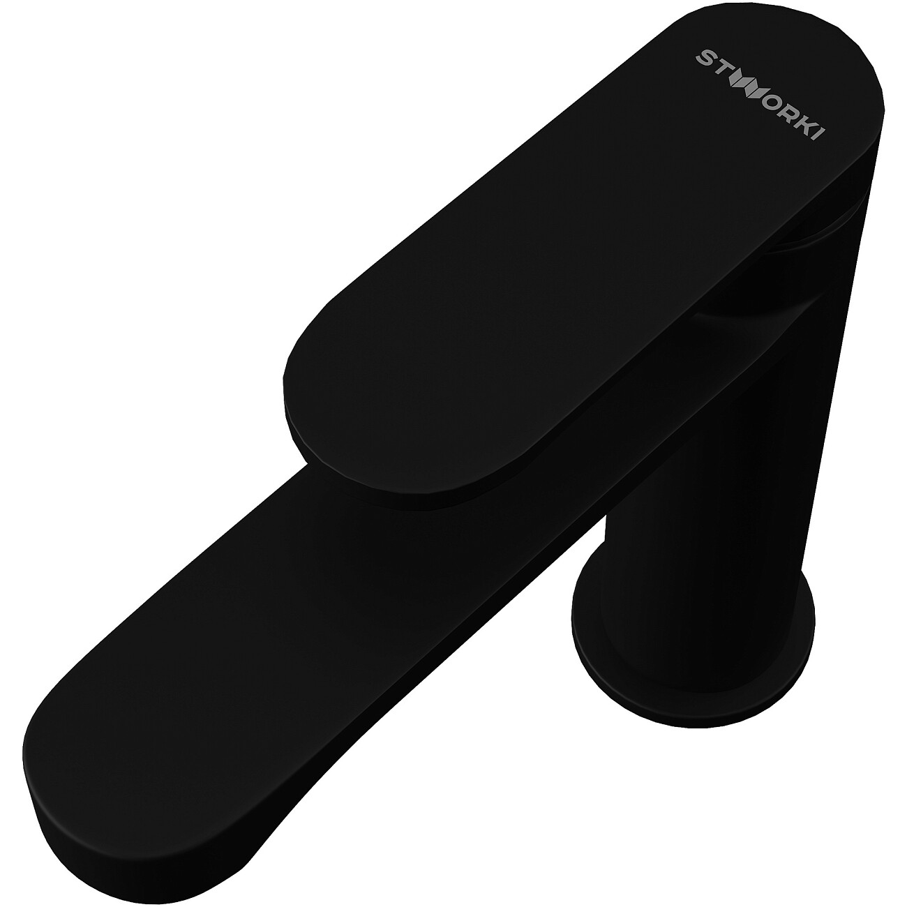 Смеситель для раковины однорычажный черный Stworki "Ноттвиль" S34010BK - изображение 10