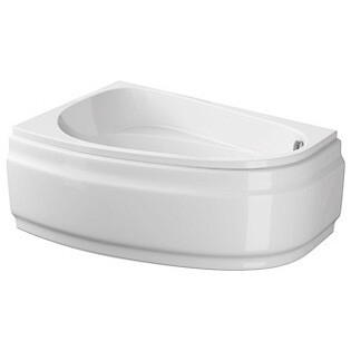 Ванна акриловая асимметричная левая 140x90 см белая Cersanit Joanna new 63334