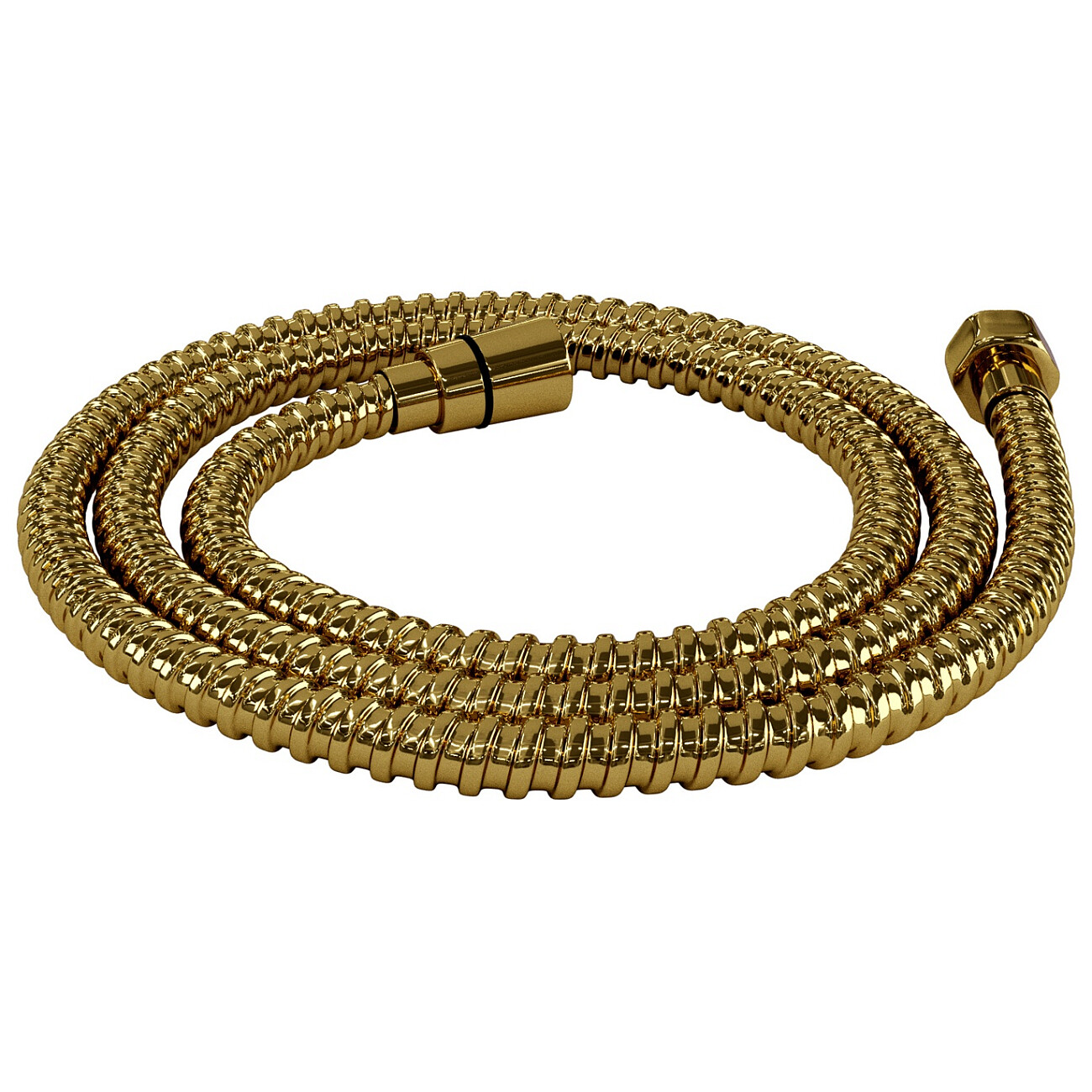 Шланг для душа 150 см золотой Wasserkraft A197 - изображение 2