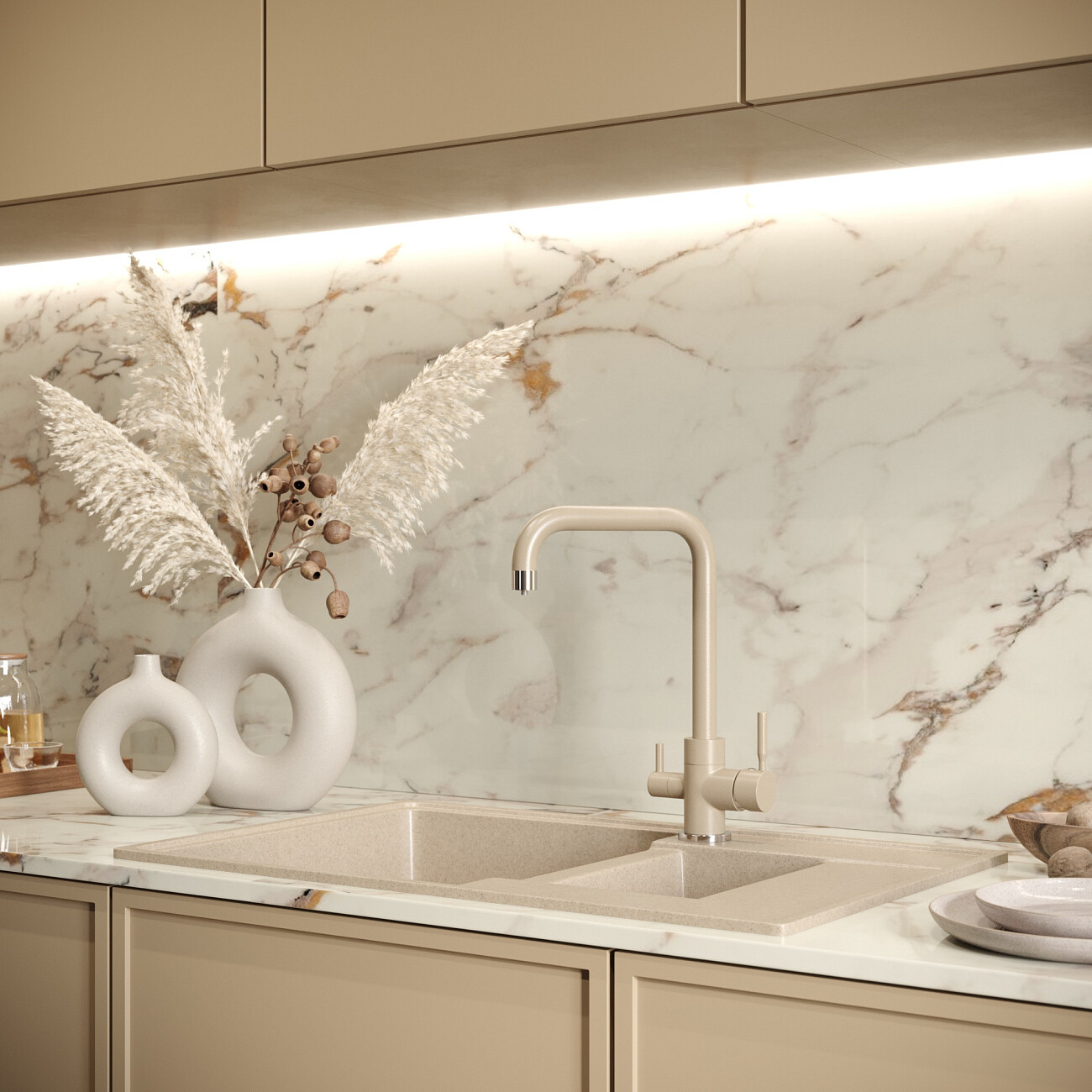 Мойка кухонная десерт Domaci "Солерно" DP 780 1,5 K-03 - изображение 4