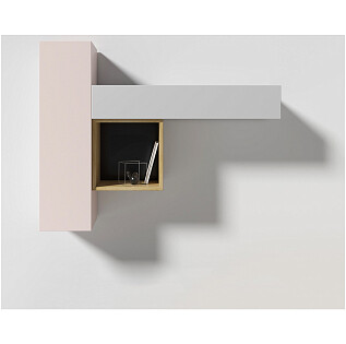 Навесные полки серые Shelf