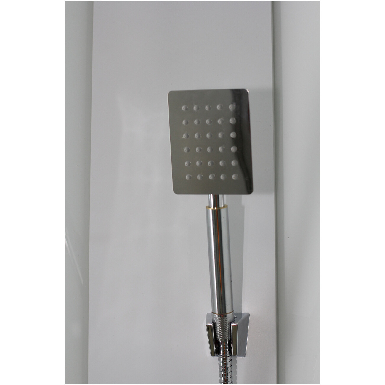 Душевая кабина квадратная без крыши с низким поддоном 90х90 см хром Cerutti SPA Bella 901T - изображение 15