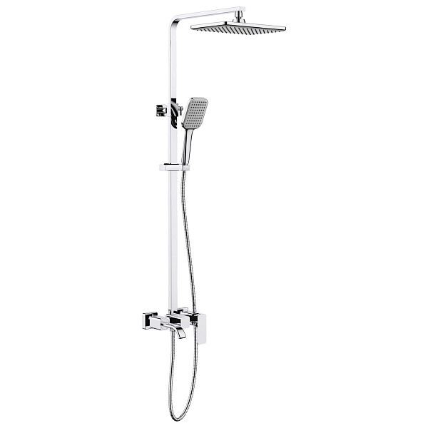 Душевой комплект с тропическим душем хром Timo Selene SX-1013-00 - изображение 1