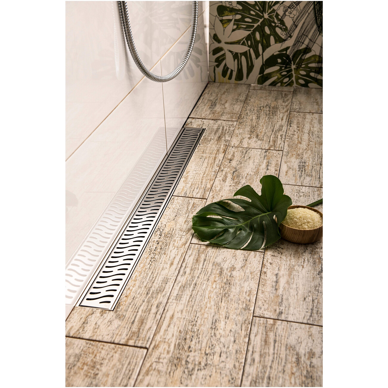 Душевой лоток с решеткой 85 см хром Creto Zigzag CRE-850 ZH - изображение 6