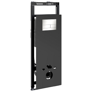 Инсталляция для унитаза с кнопкой смыва никель Wasserkraft Salm 27TLT.010.ME.BL.BN04