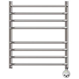 Полотенцесушитель электрический 50х60 см с полкой хром Point &quot;Нептун&quot; PN09156SPE П7