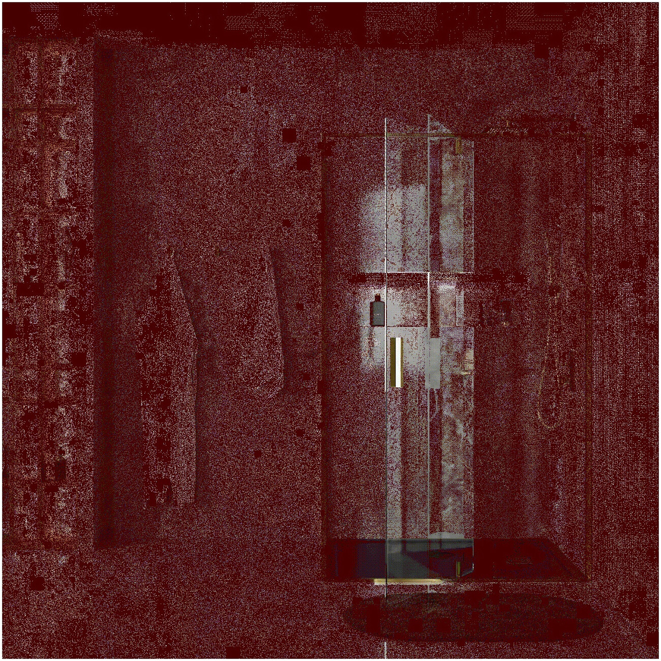 Душевой уголок прямоугольный 100х90 см золотой Wasserkraft Aisch 55P22 - изображение 7