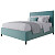 Кровать двуспальная 160х200 бирюзовая Novac Platform