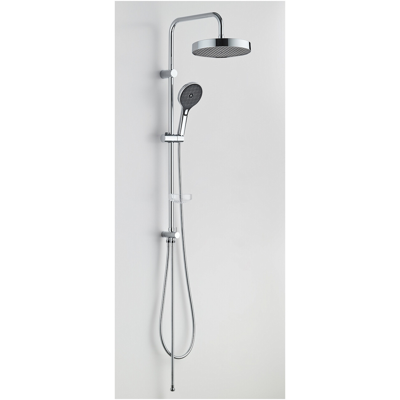 Душевая стойка с верхним душем хром Stworki "Монтре" S30180CR - изображение 9