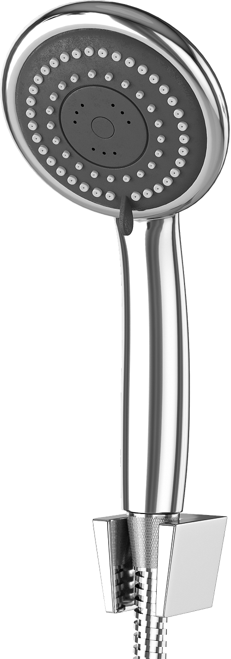 Смеситель универсальный однорычажный с душевым гарнитуром хром Diwo "Тула" TU-03cr - изображение 7