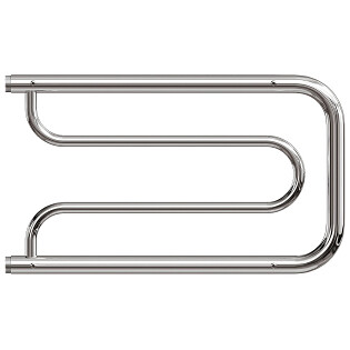 Полотенцесушитель водяной 32х60 см с полкой хром Point &quot;Фокстрот&quot; PN21336P