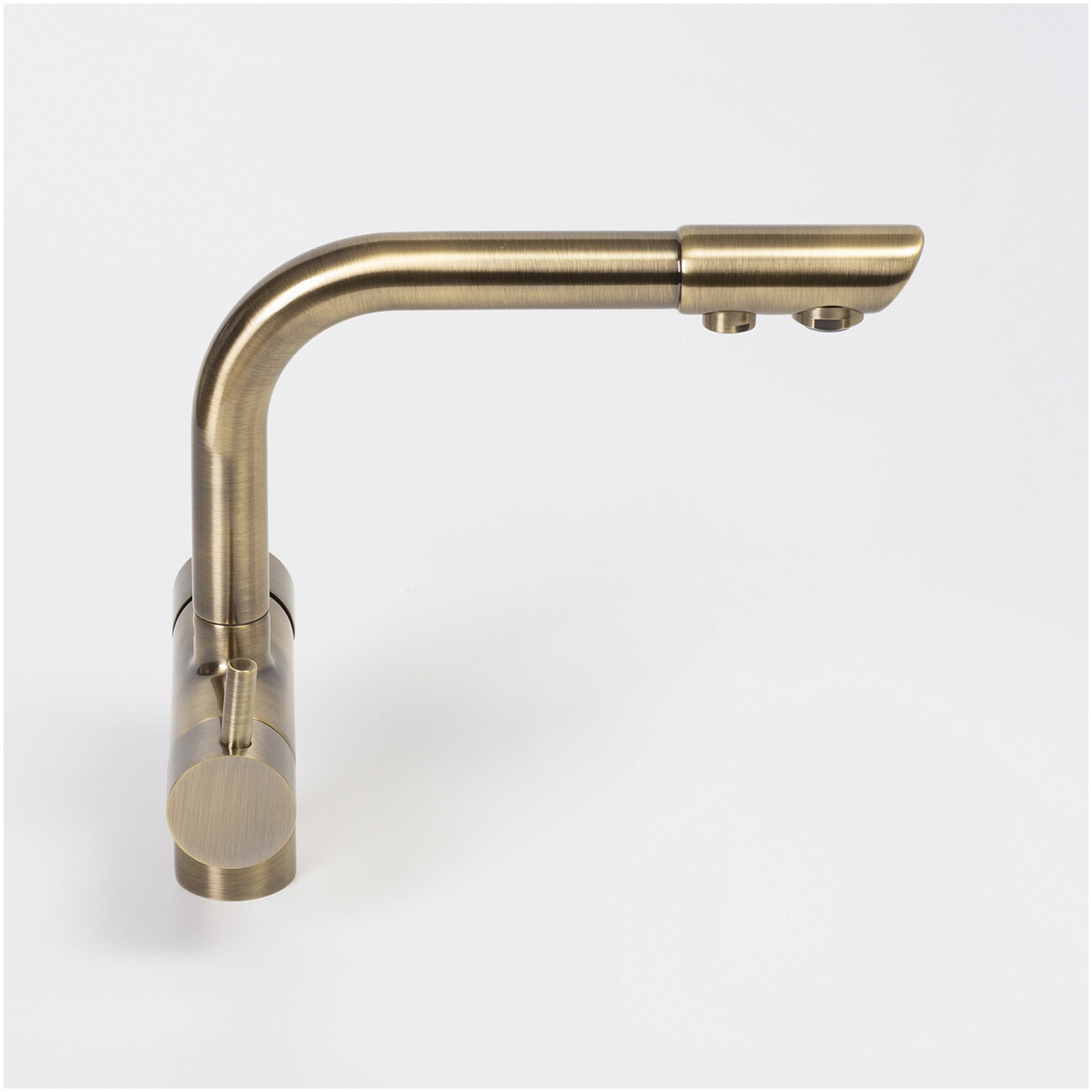 Смеситель для кухни под фильтр из латуни светлая бронза Wasserkraft A8037 - изображение 6