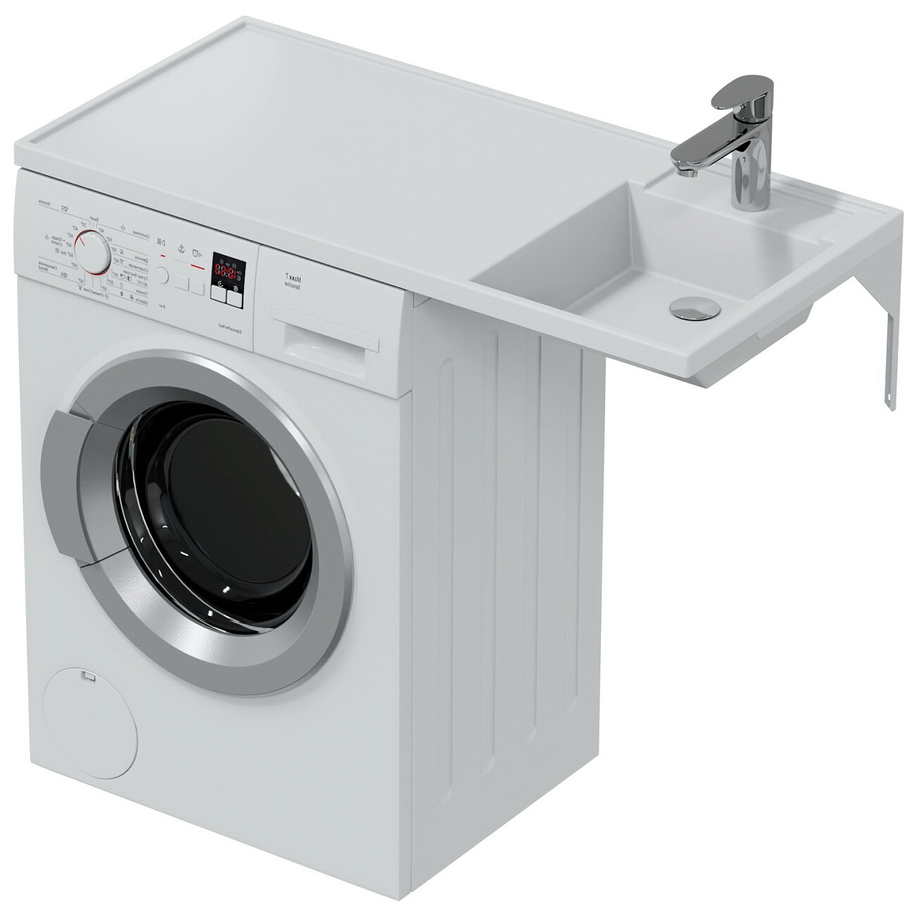 Раковина над стиральной машиной 50х100 см белая "Лидер" 900107N - изображение 6