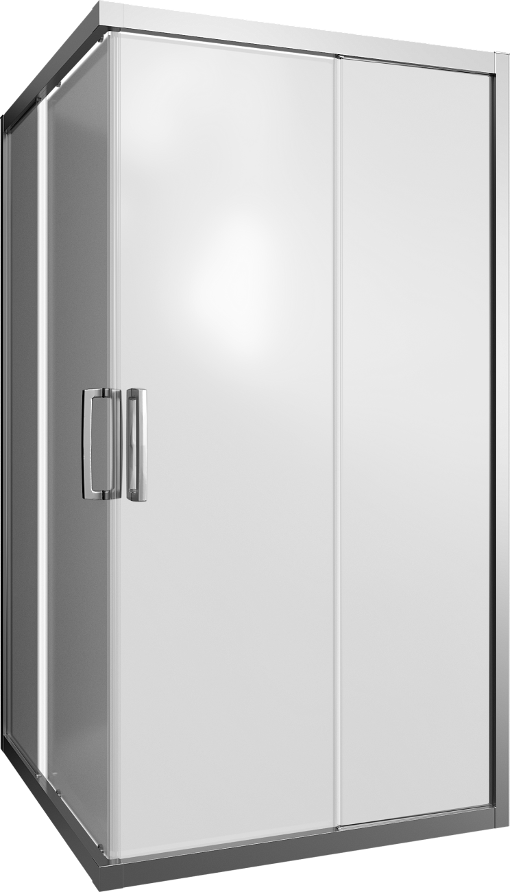 Душевой уголок 110х110 см хром матовый, стекло матовое Stworki "Дублин" - изображение 6