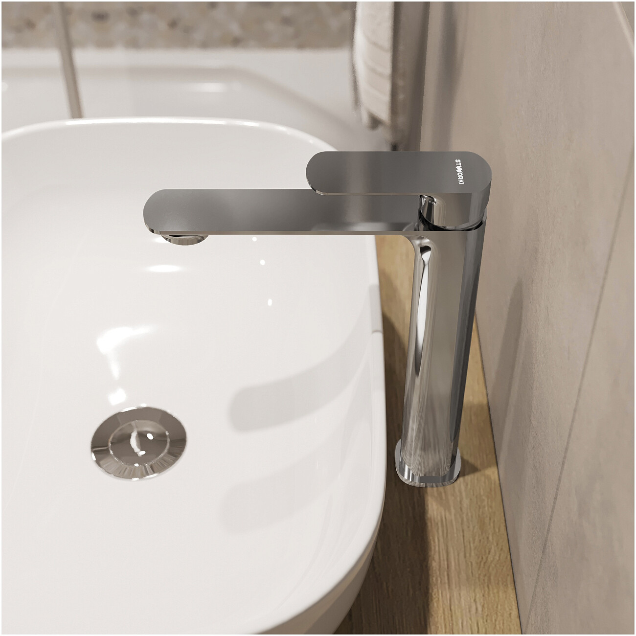 Смеситель для раковины однорычажный хром Stworki "Вестерос" S26020CR - изображение 7