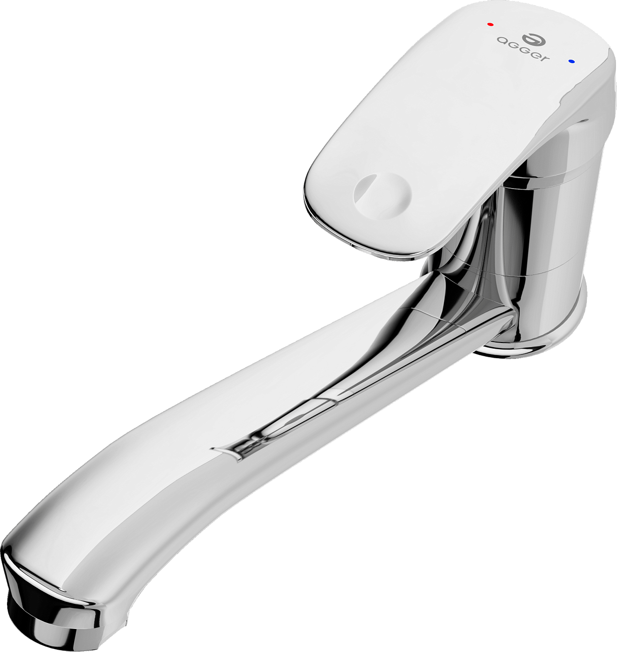 Смеситель для кухни латунный с вращающимся изливом хром Domaci "Равенна" D1500000 - изображение 10