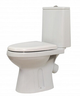 Унитаз напольный фарфоровый овальный белый Оскольская керамика &quot;Фиона Люкс&quot; 43901130021