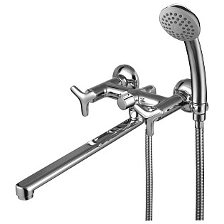 Смеситель универсальный хром Lemark Plus Spirit LM1951C