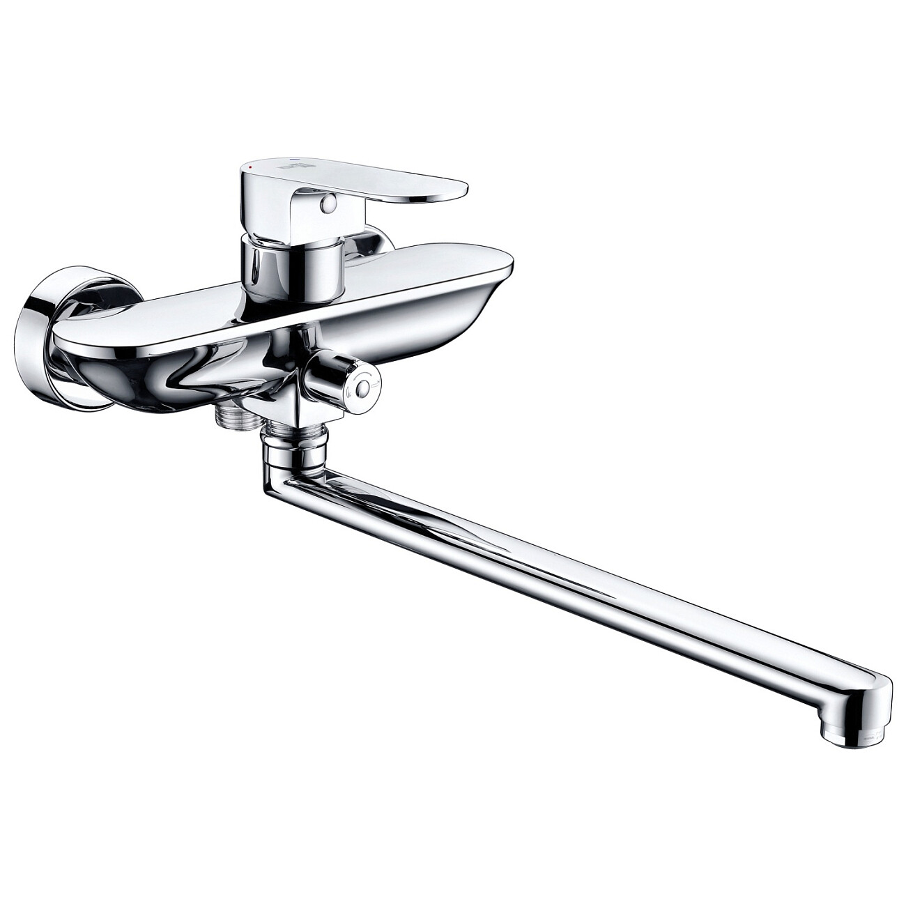 Смеситель для ванны с изливом из латуни хром Wasserkraft 5802L - изображение 4